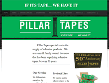 Tablet Screenshot of pillartapes.com